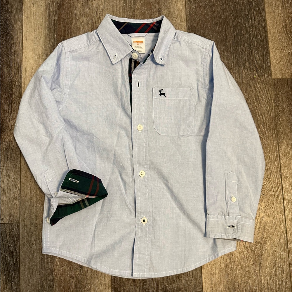 Toddler boys button down shirt